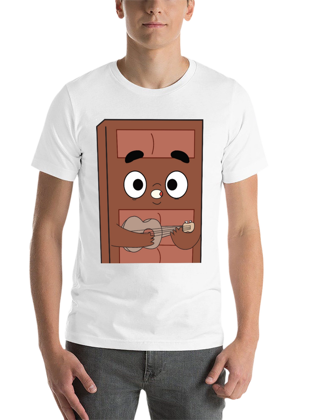 Cartoon Character Ukulele T-Shirt