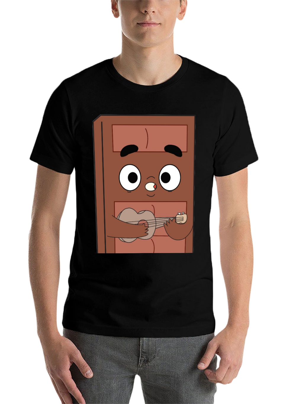 Cartoon Character Ukulele T-Shirt
