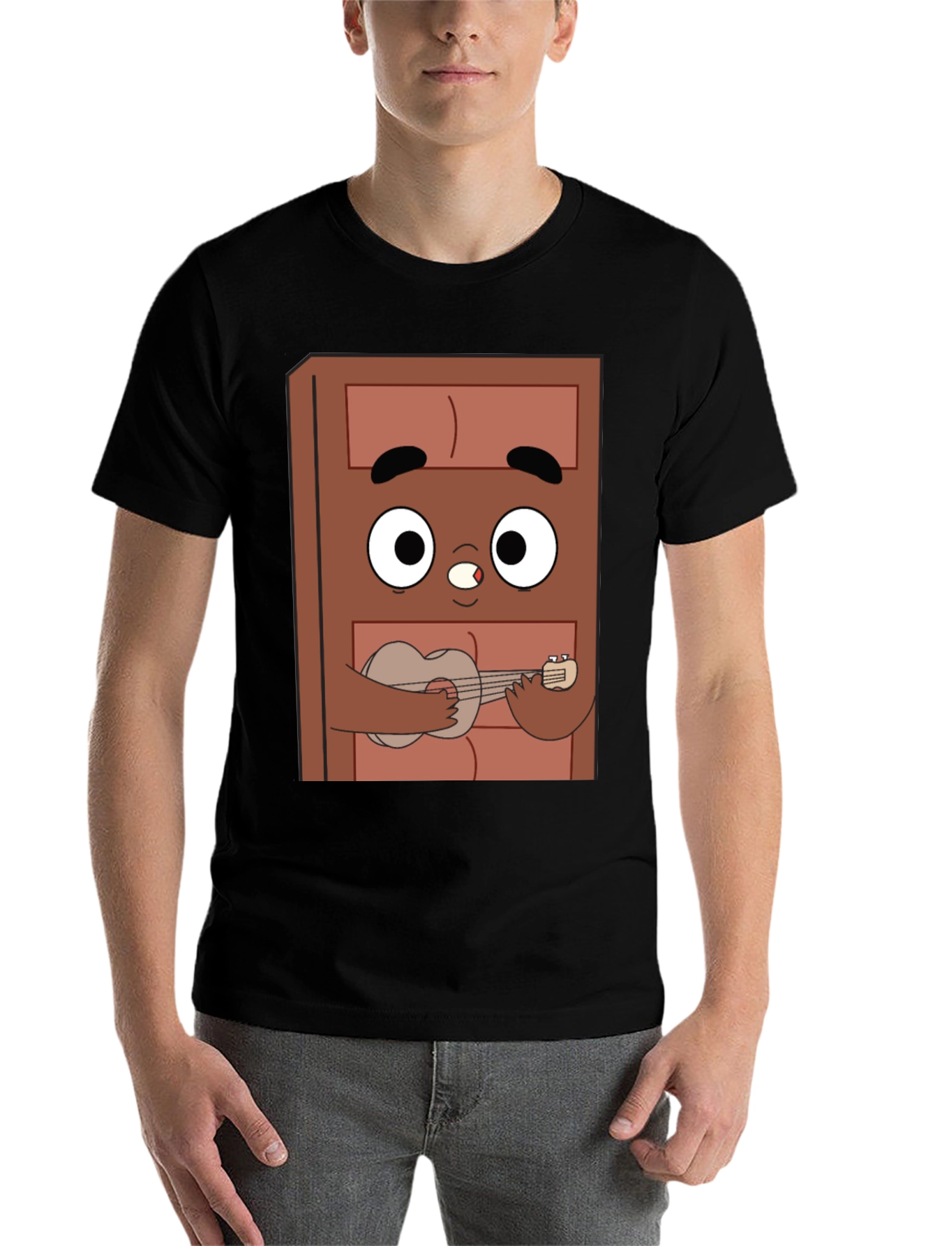 Cartoon Character Ukulele T-Shirt