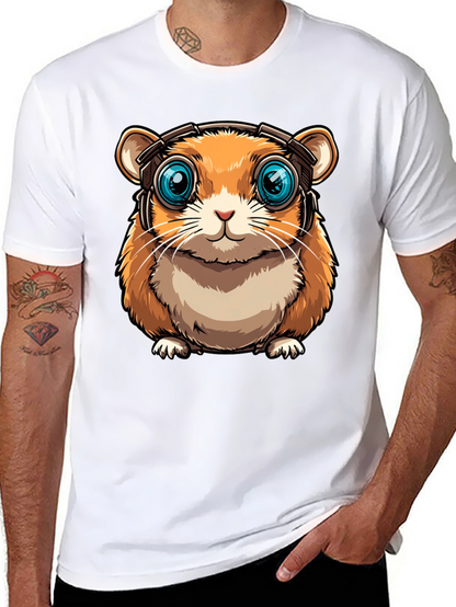 Hamster Headphone Graphic Tee