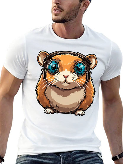 Hamster Headphone Graphic Tee