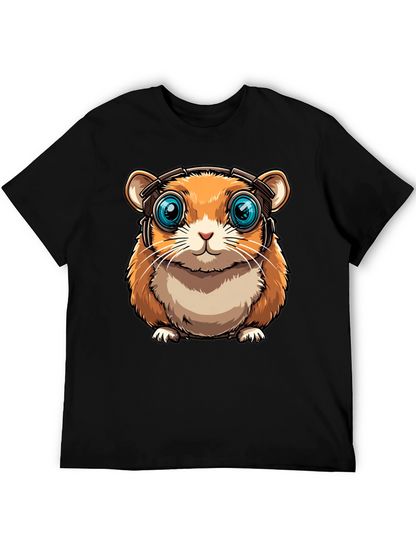 Hamster Headphone Graphic Tee