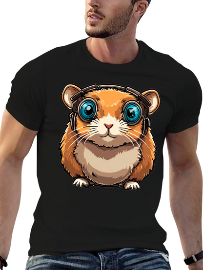 Hamster Headphone Graphic Tee