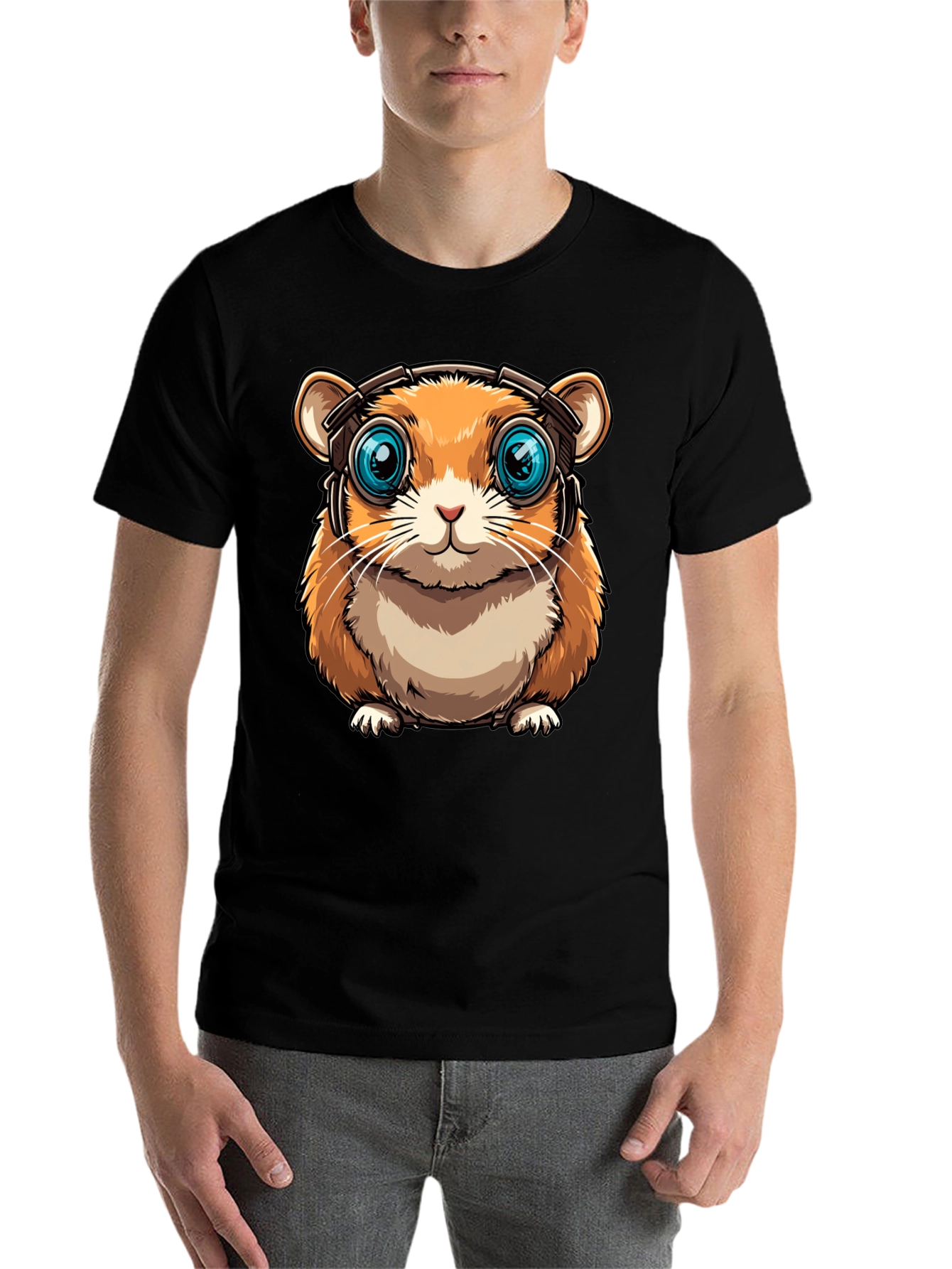 Hamster Headphone Graphic Tee