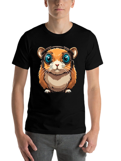 Hamster Headphone Graphic Tee