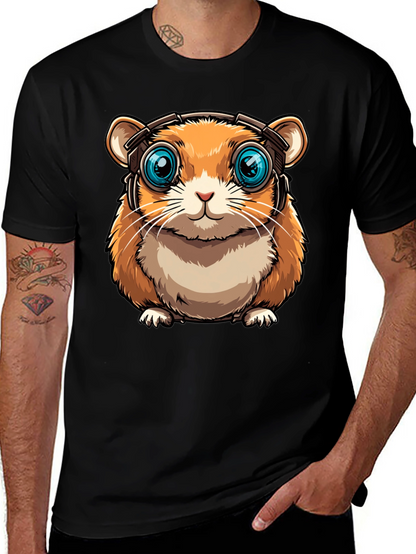 Hamster Headphone Graphic Tee
