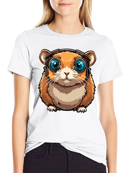 Hamster Headphone Graphic Tee