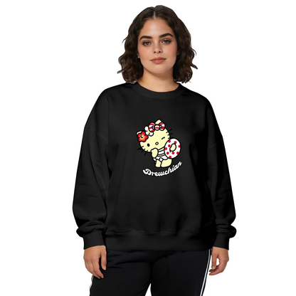 Sunny Tropical Hello Kitty Holiday Vibe Crewneck Sweatshirt
