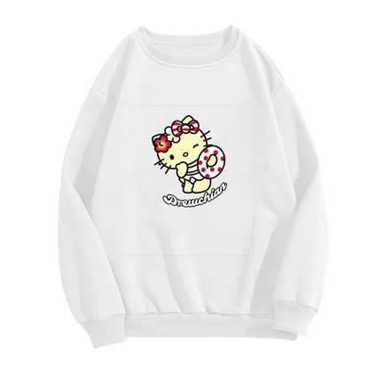 Sunny Tropical Hello Kitty Holiday Vibe Crewneck Sweatshirt