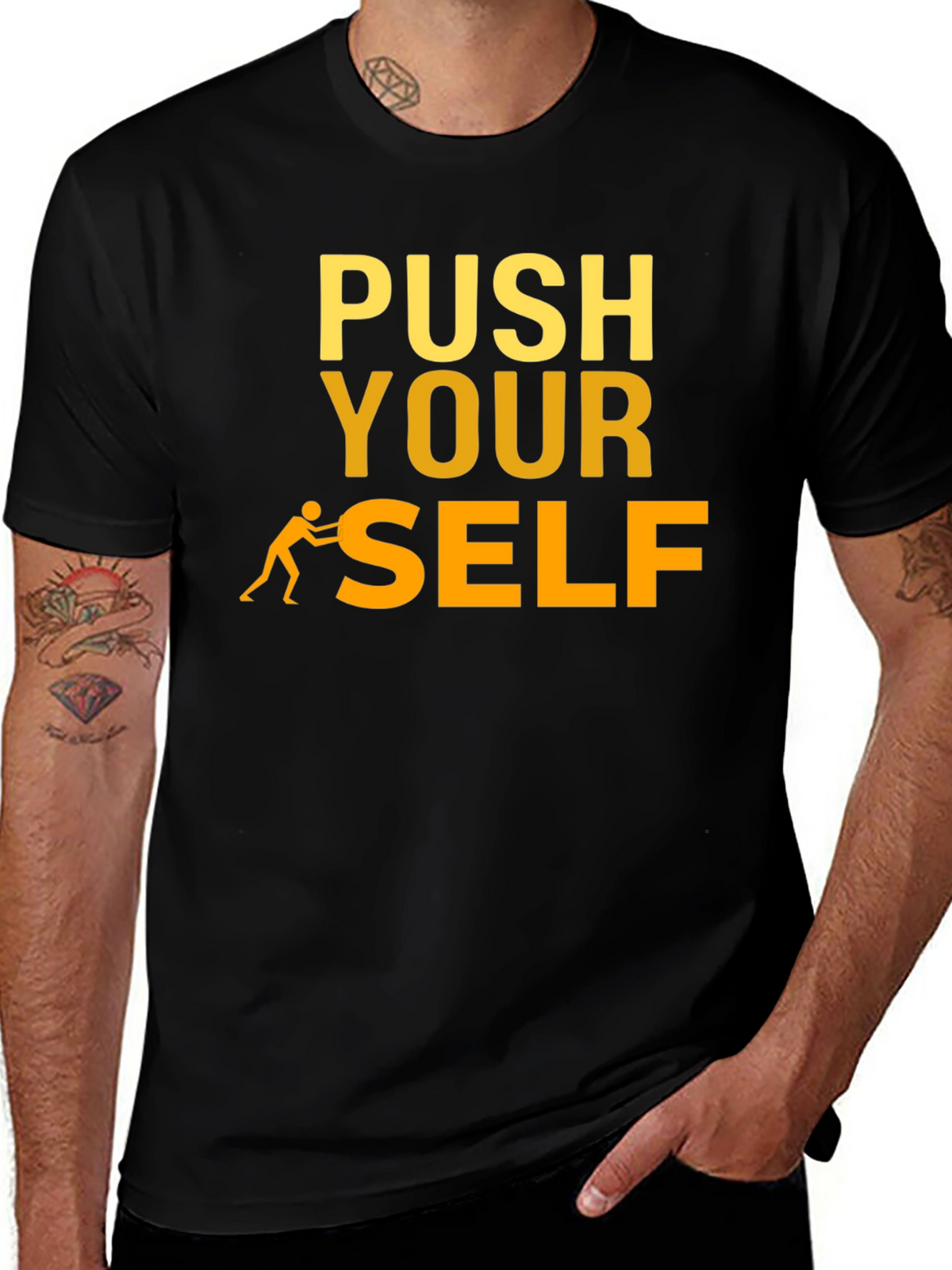 Push Yourself Graphic T-Shirt