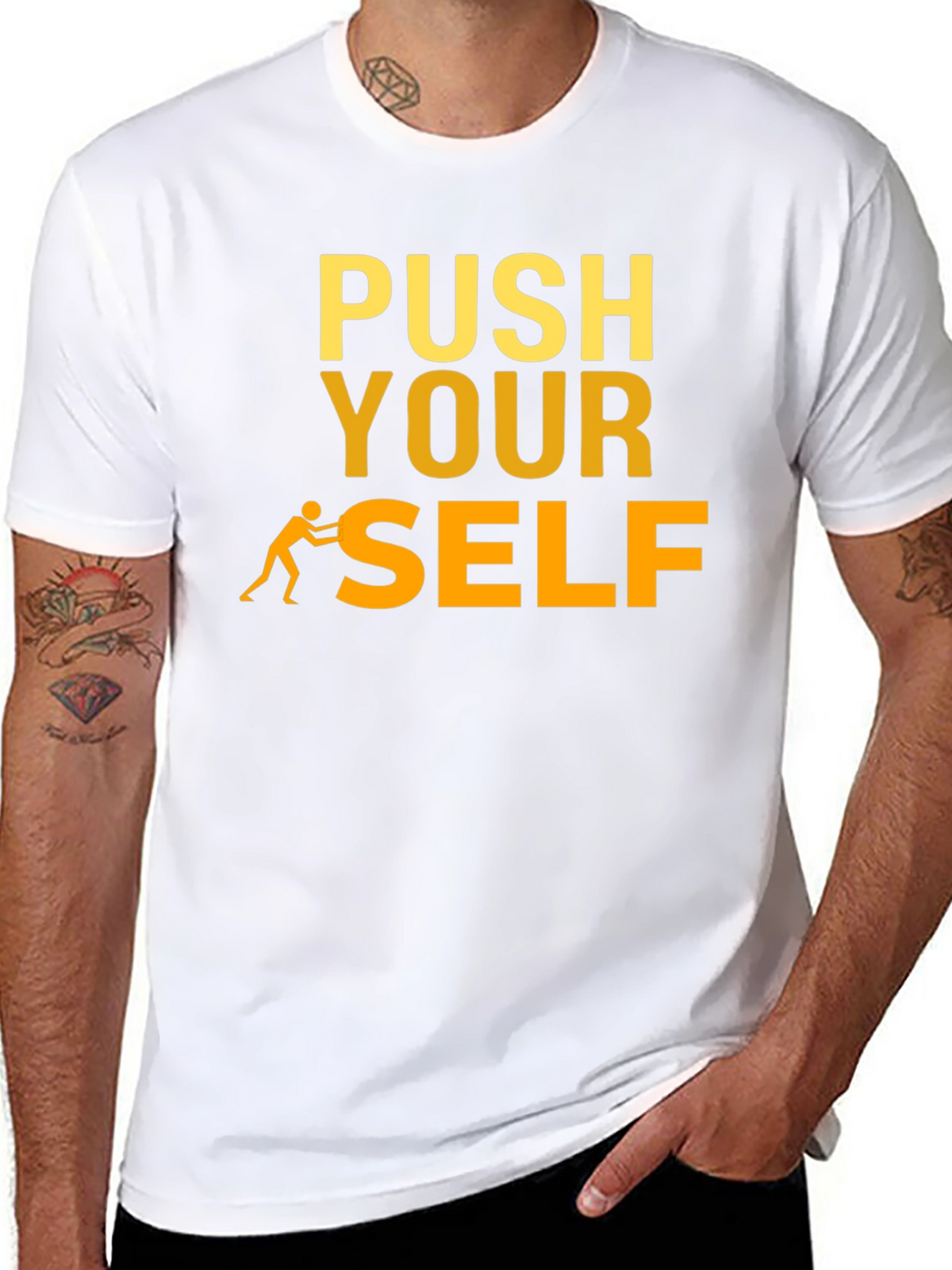Push Yourself Graphic T-Shirt