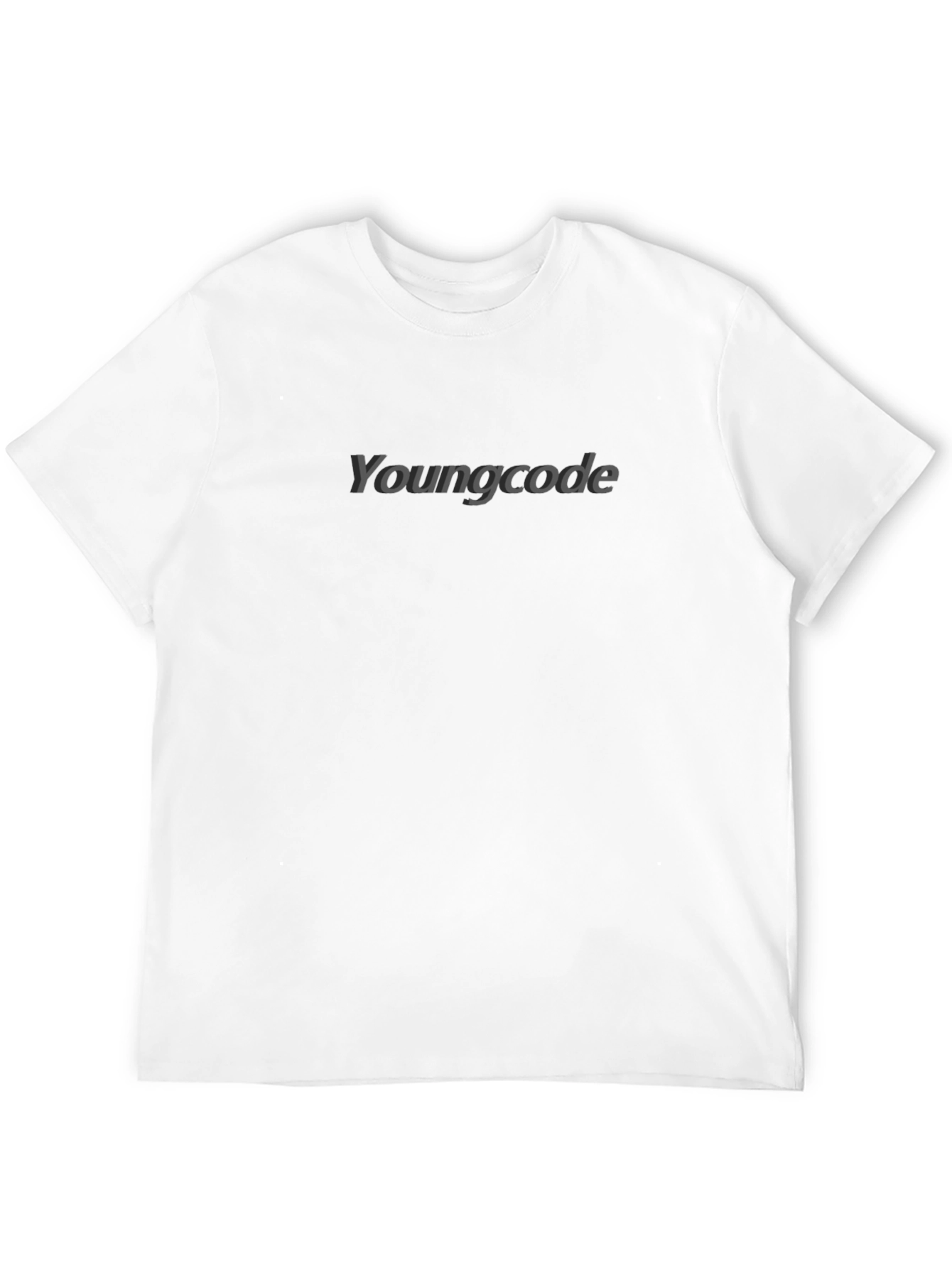Youngcode Black Graphic Tee - Casual Comfort