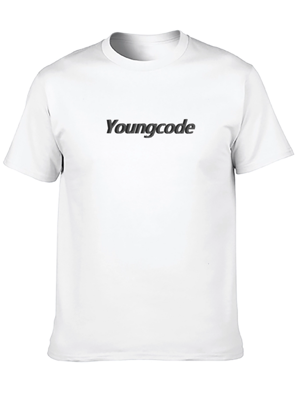 Youngcode Black Graphic Tee - Casual Comfort