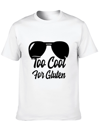 Too Cool for Gluten Black T-Shirt