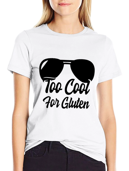 Too Cool for Gluten Black T-Shirt