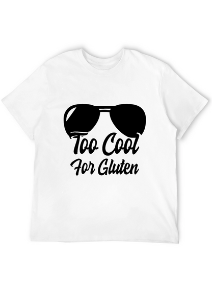 Too Cool for Gluten Black T-Shirt