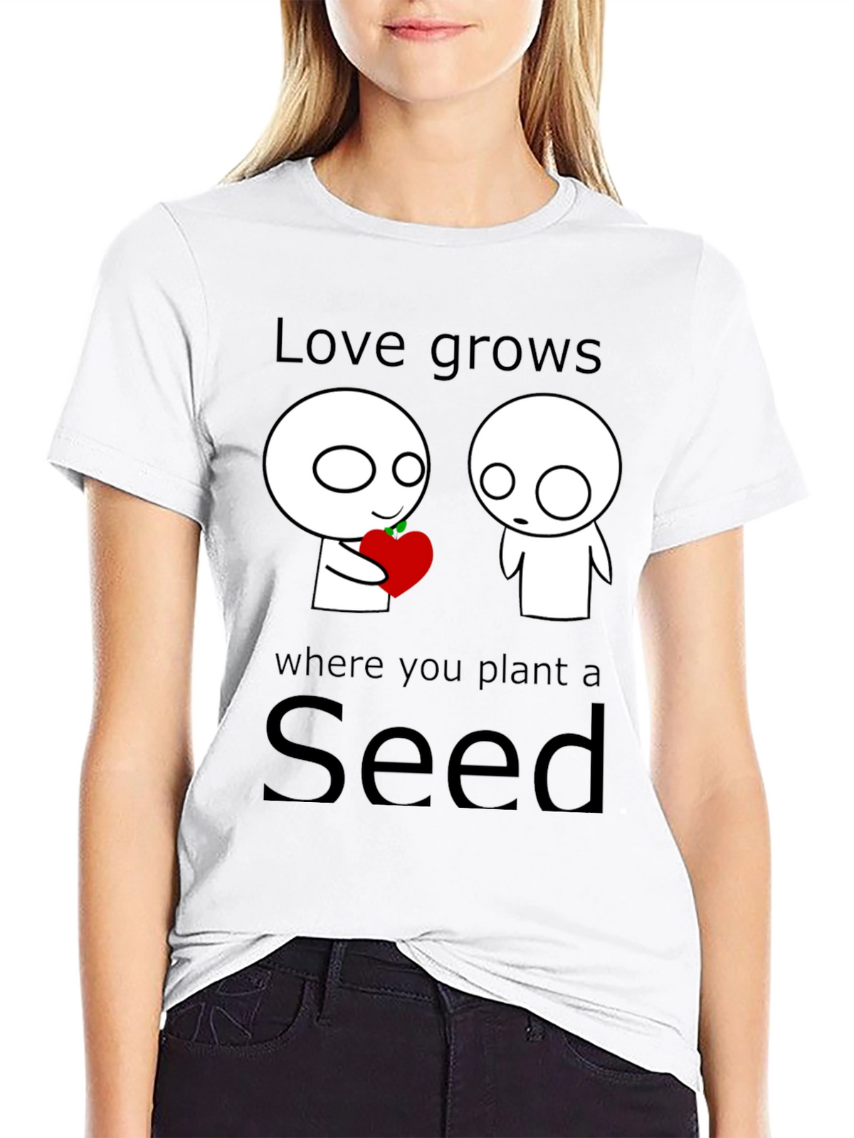 Love Grows Seed T-Shirt - Unique Graphic Tee