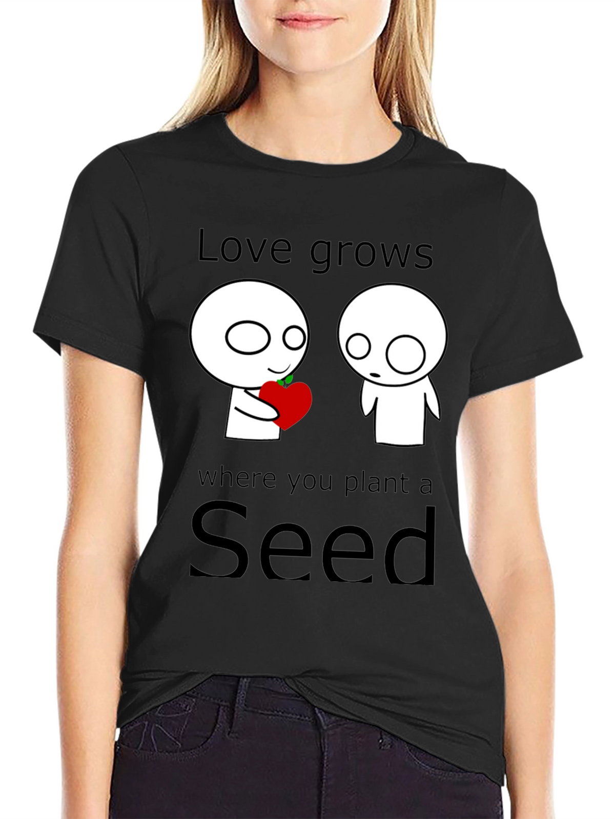 Love Grows Seed T-Shirt - Unique Graphic Tee