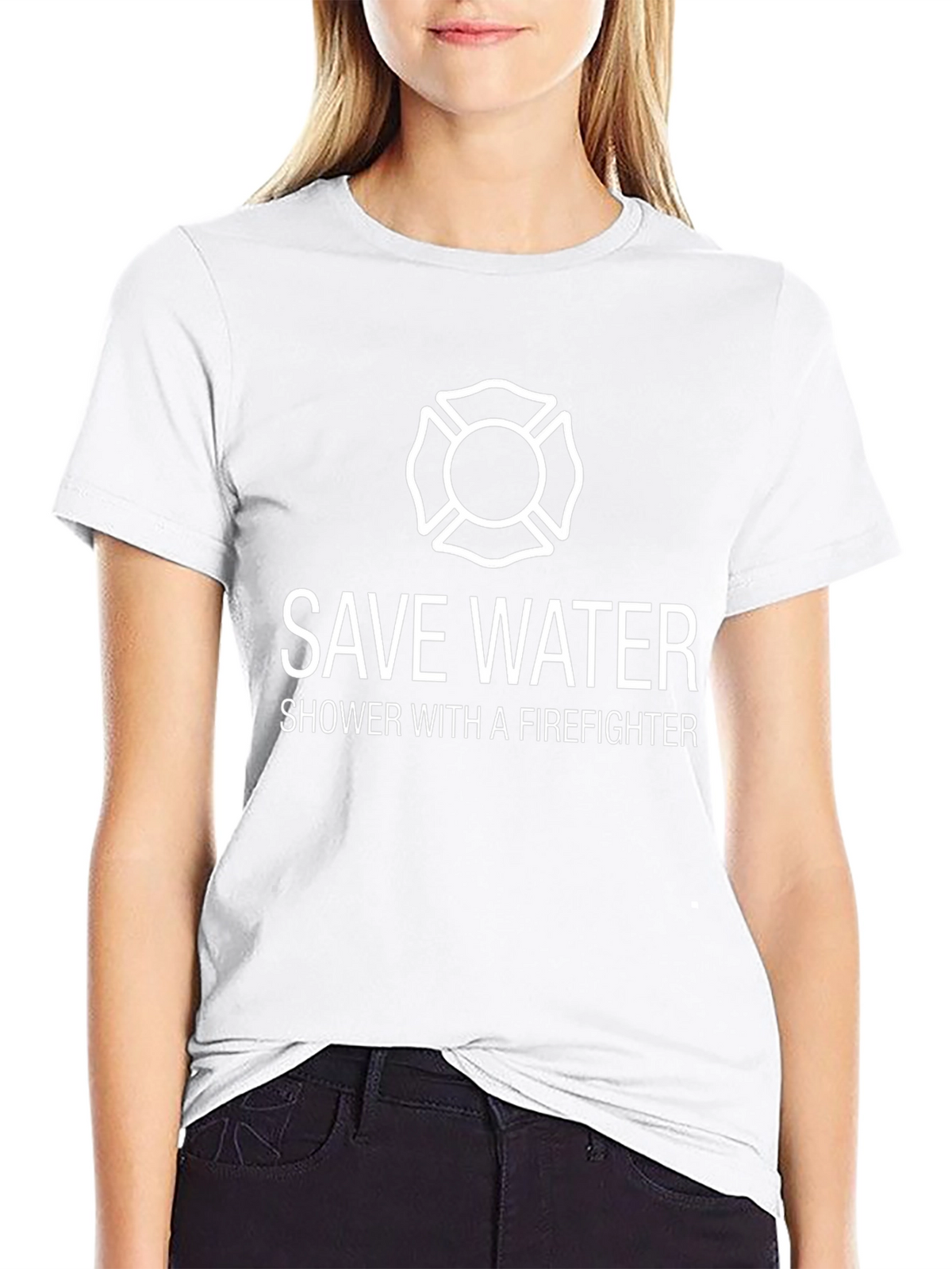 Save Water Firefighter Tee