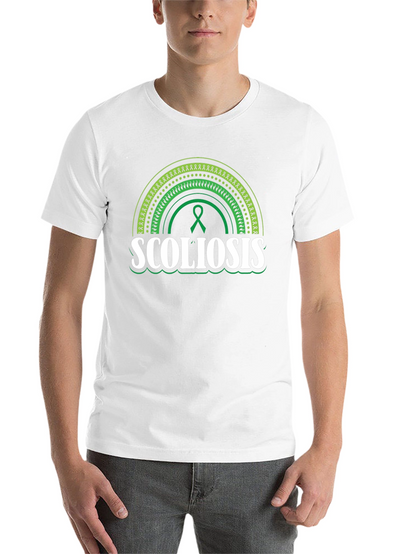 Scoliosis Awareness T-Shirt - Green Ribbon Support