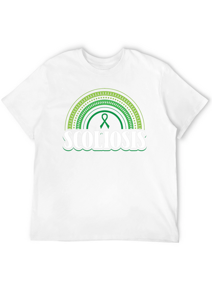 Scoliosis Awareness T-Shirt - Green Ribbon Support
