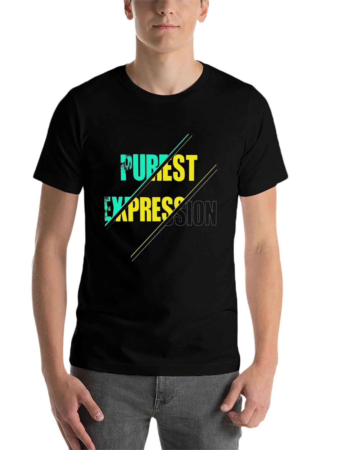Purest Expression Graphic T-Shirt - Black