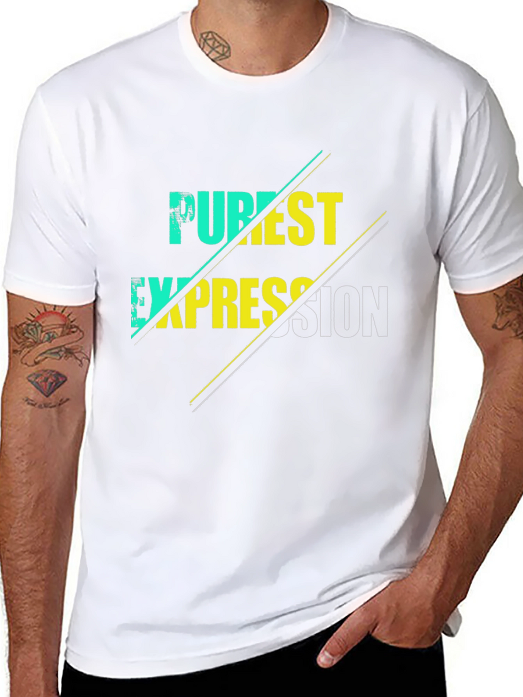 Purest Expression Graphic T-Shirt - Black