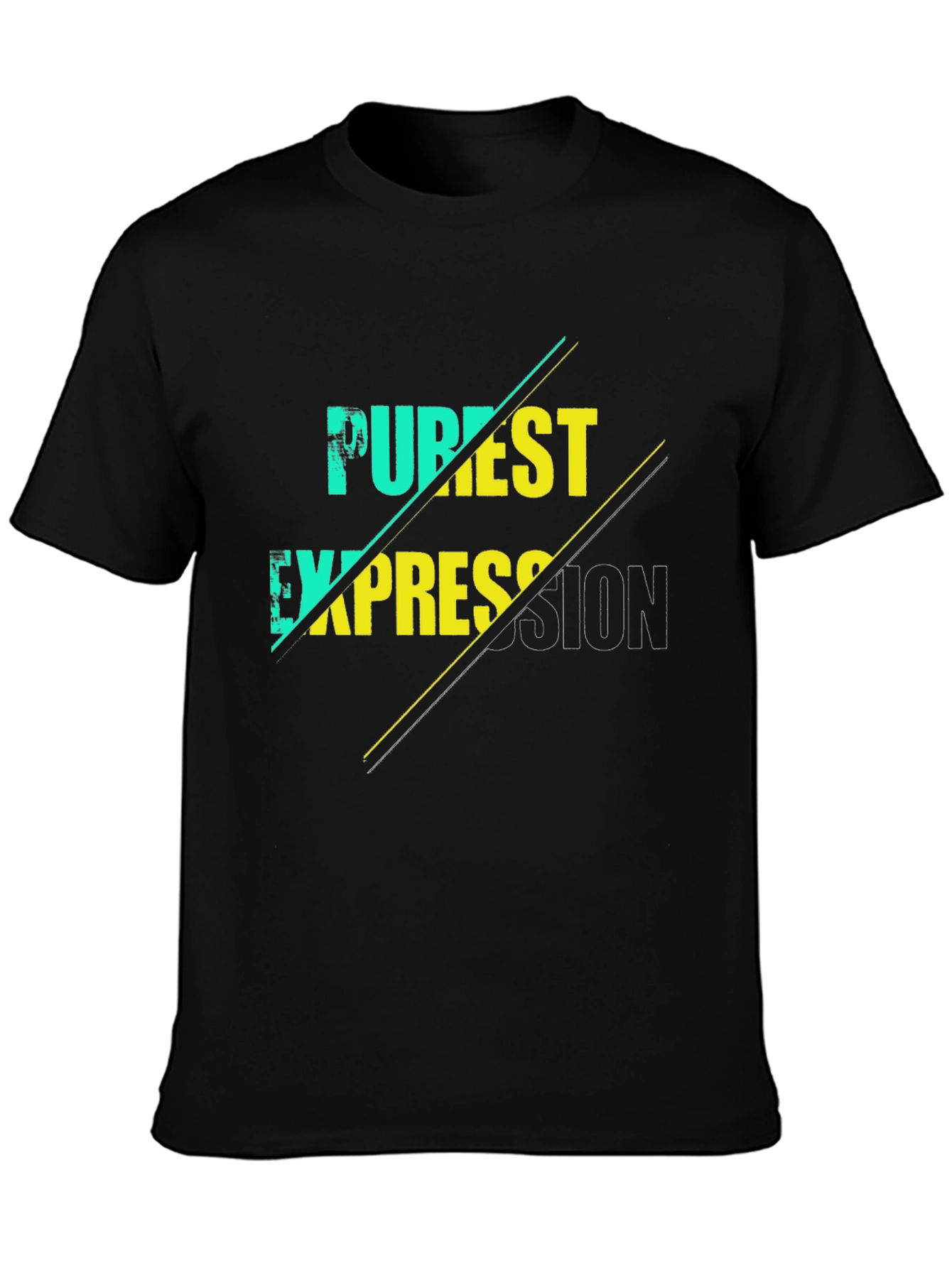Purest Expression Graphic T-Shirt - Black