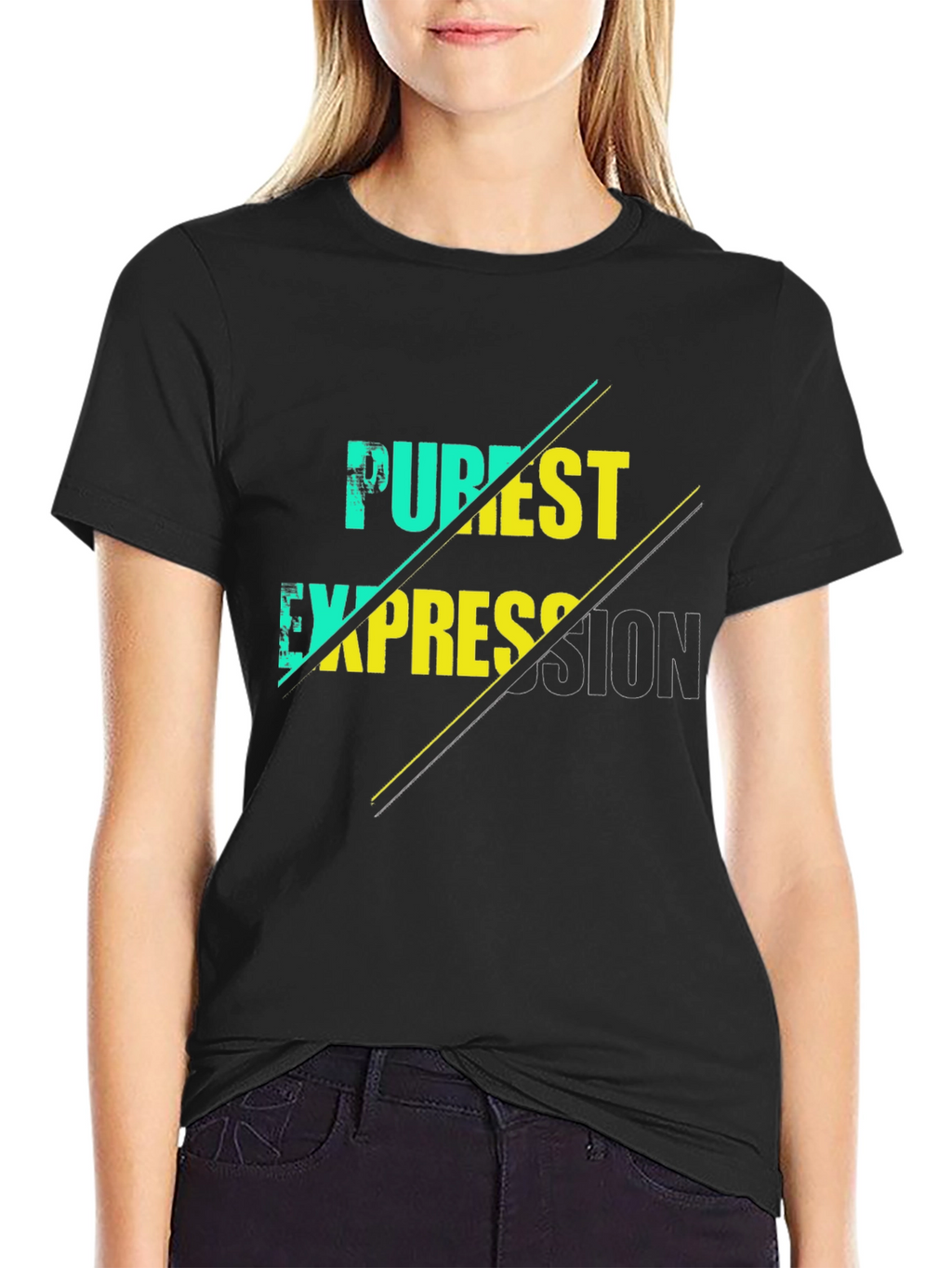 Purest Expression Graphic T-Shirt - Black