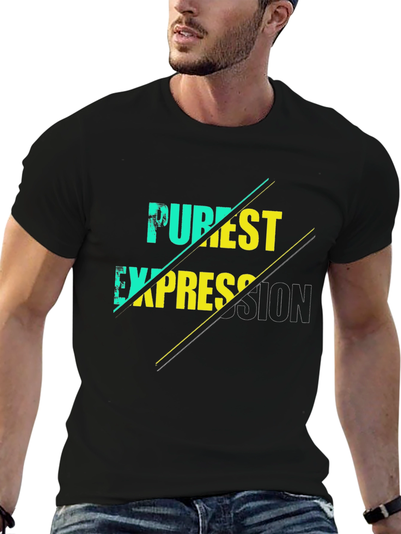 Purest Expression Graphic T-Shirt - Black