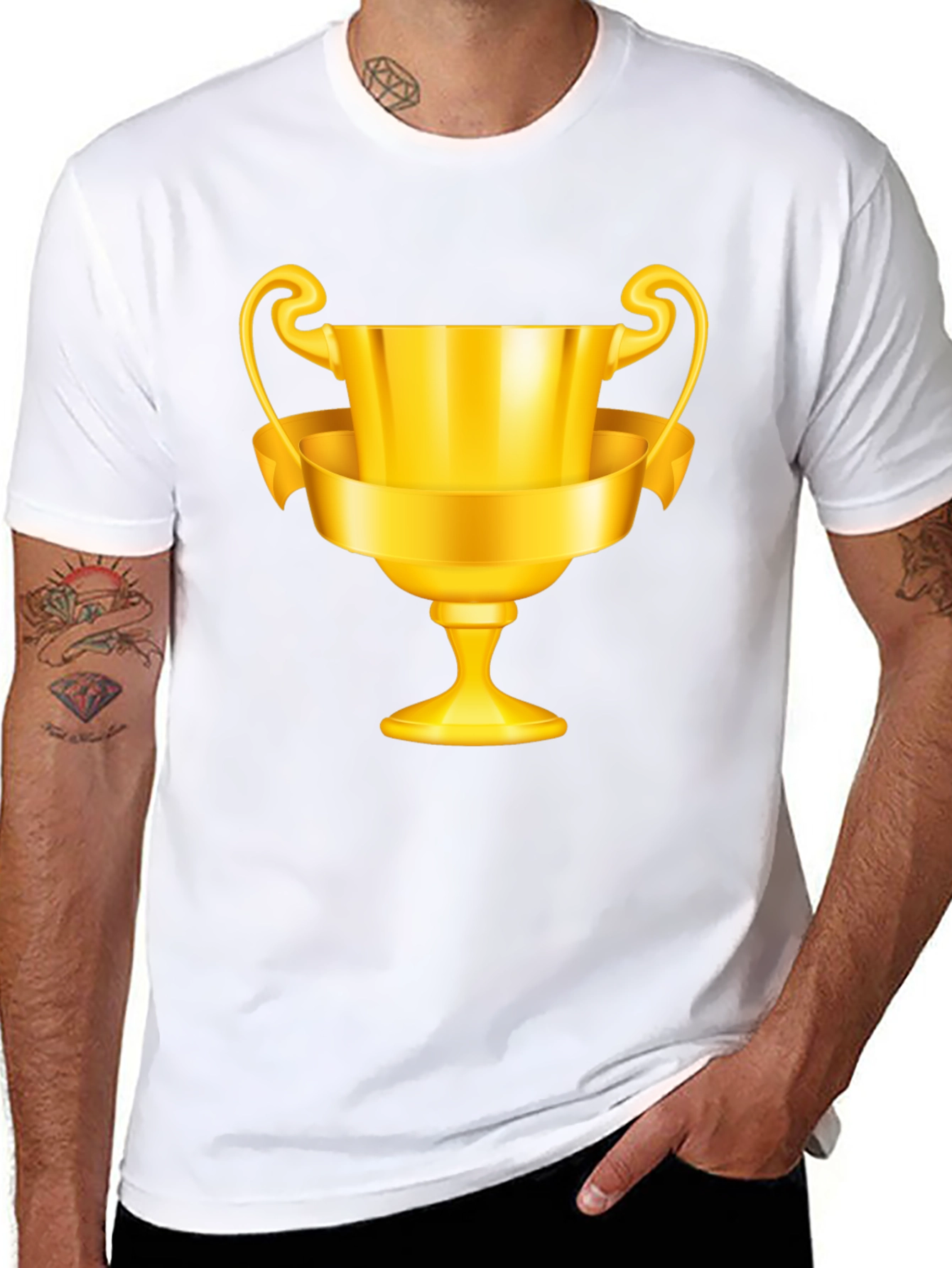 Trophy Graphic Black Tee