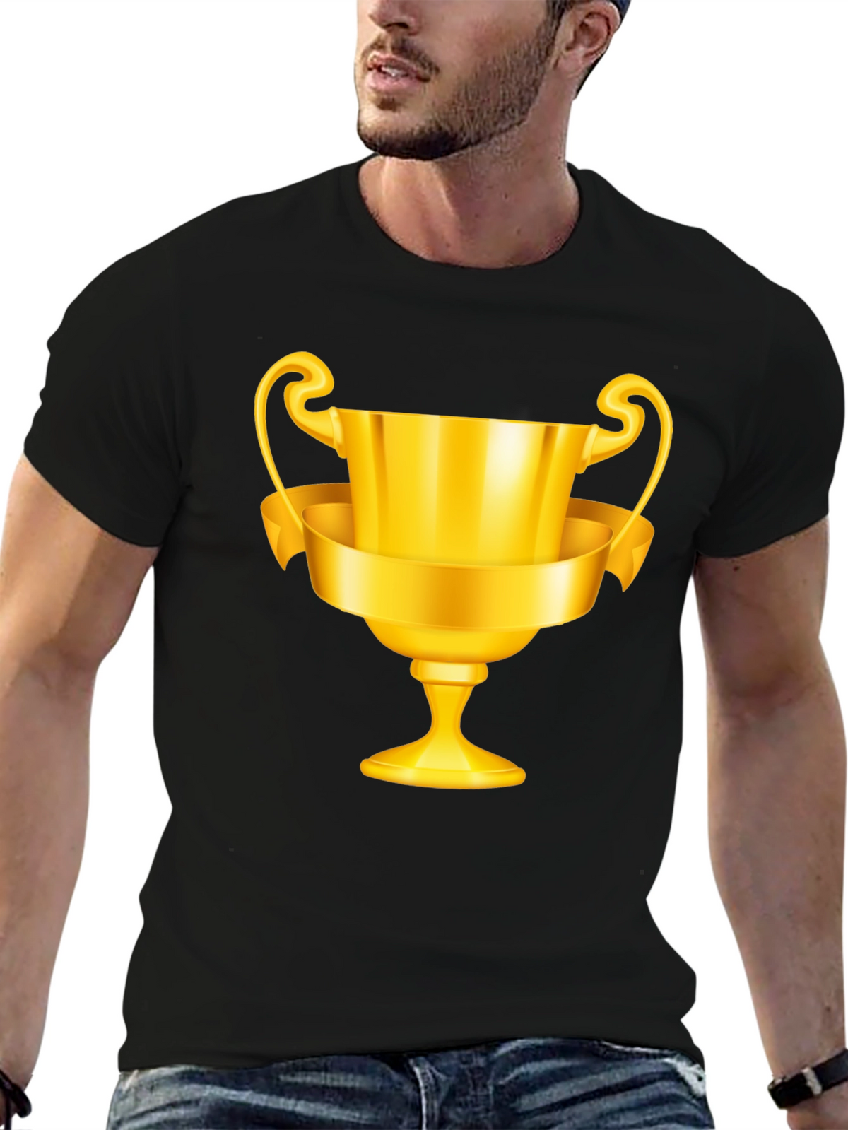 Trophy Graphic Black Tee