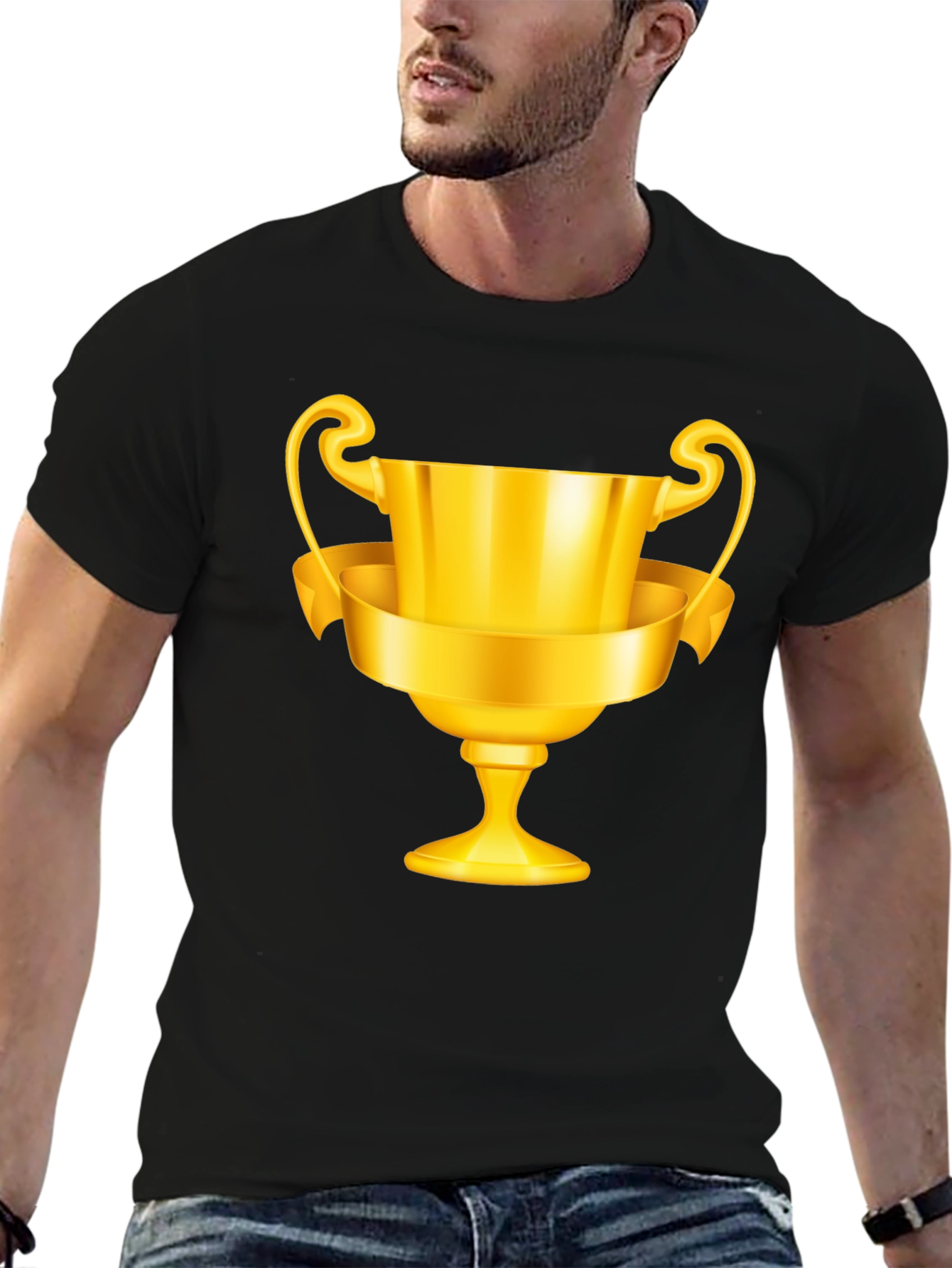 Trophy Graphic Black Tee