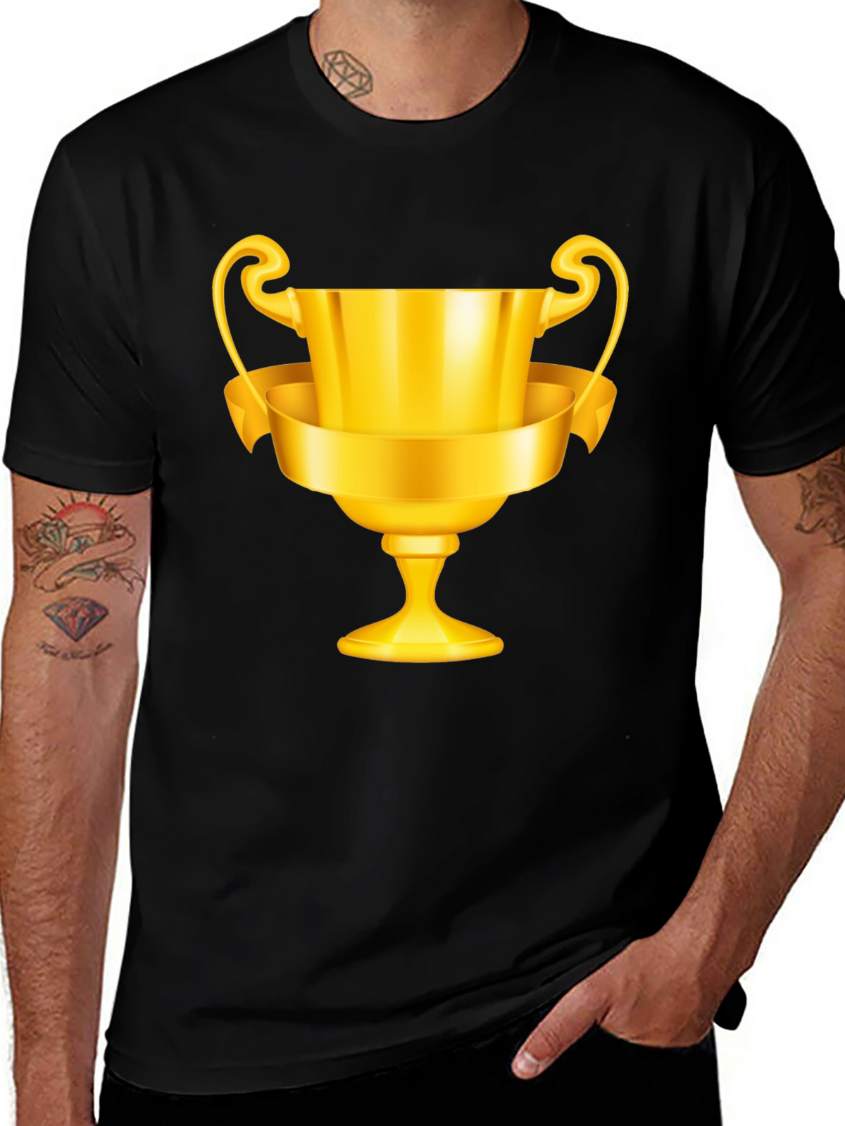 Trophy Graphic Black Tee