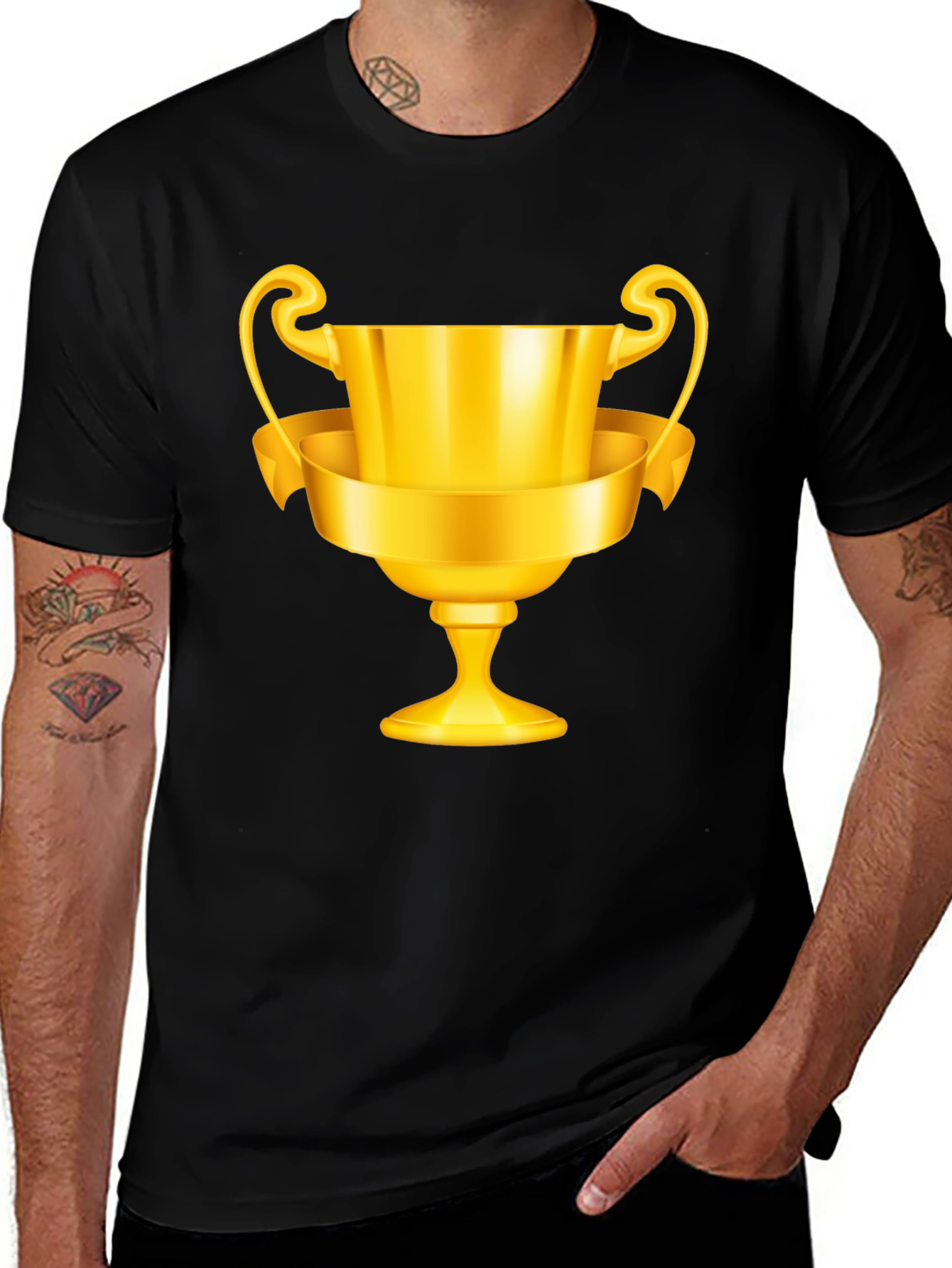 Trophy Graphic Black Tee