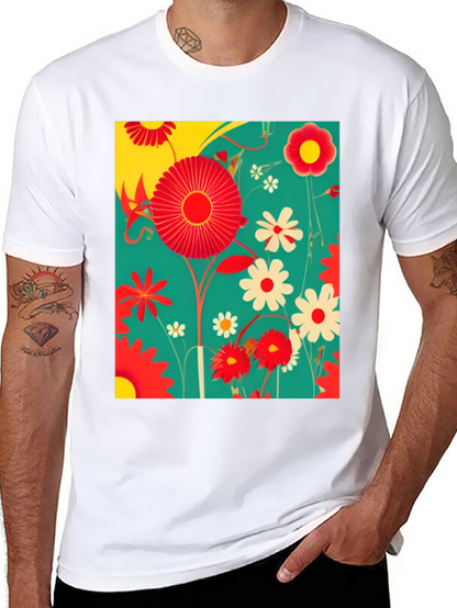 Floral Print Graphic Tee