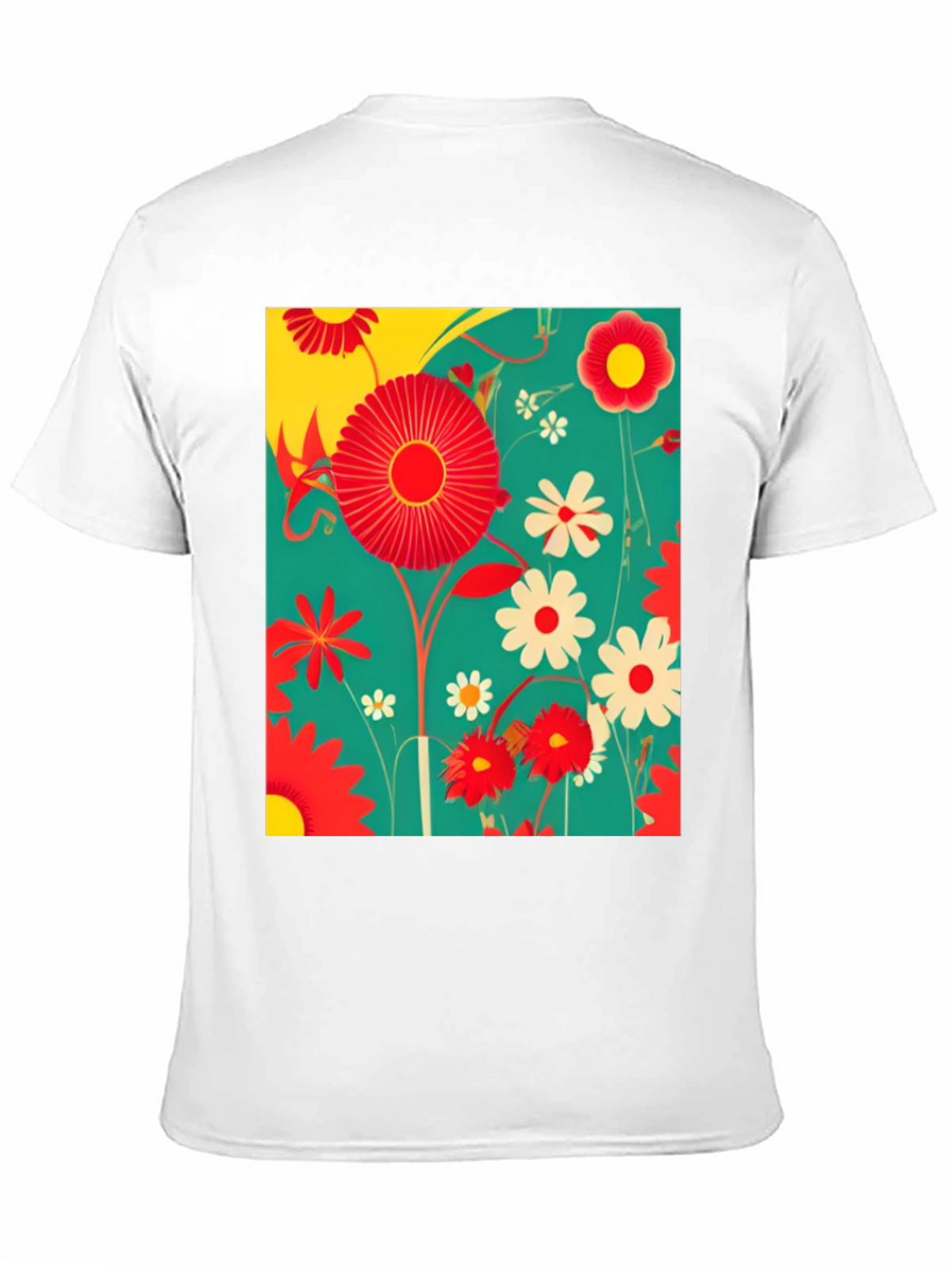 Floral Print Graphic Tee