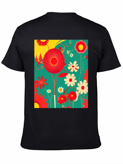 Floral Print Graphic Tee