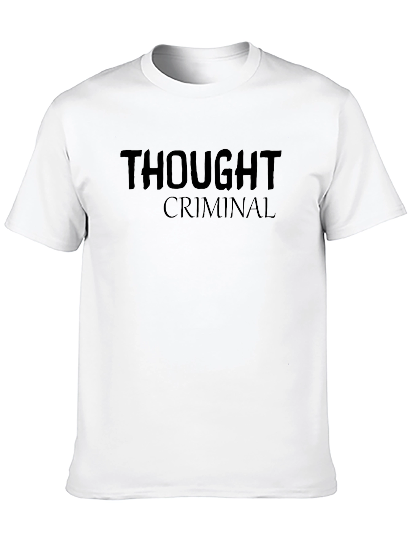 Thought Criminal Black Graphic Tee