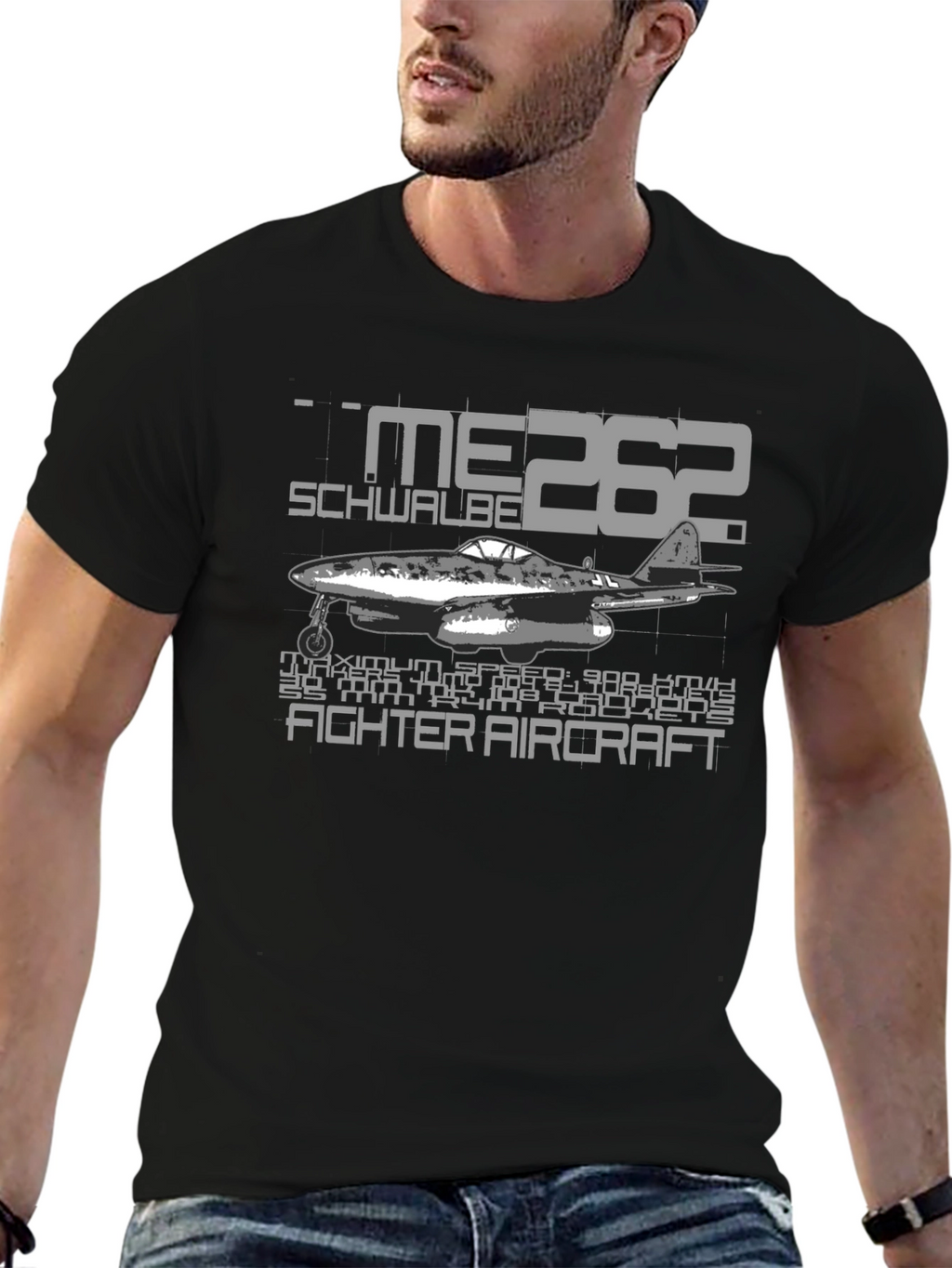 ME 262 Schwalbe Fighter Aircraft T-Shirt