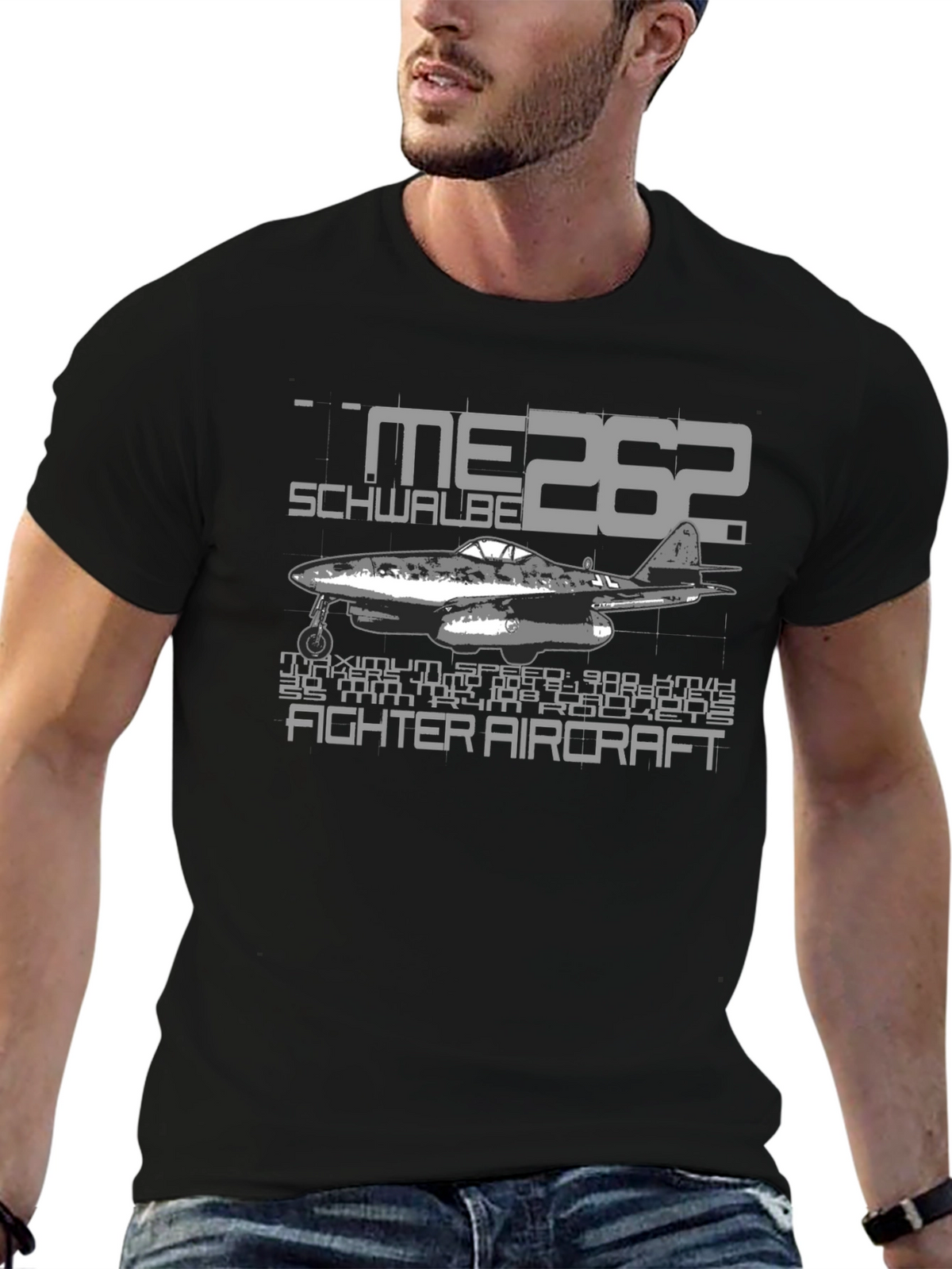 ME 262 Schwalbe Fighter Aircraft T-Shirt