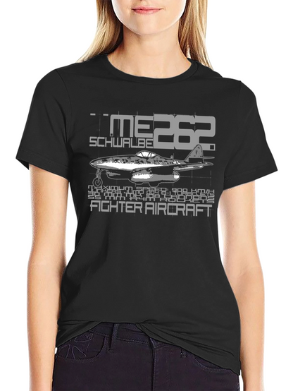 ME 262 Schwalbe Fighter Aircraft T-Shirt