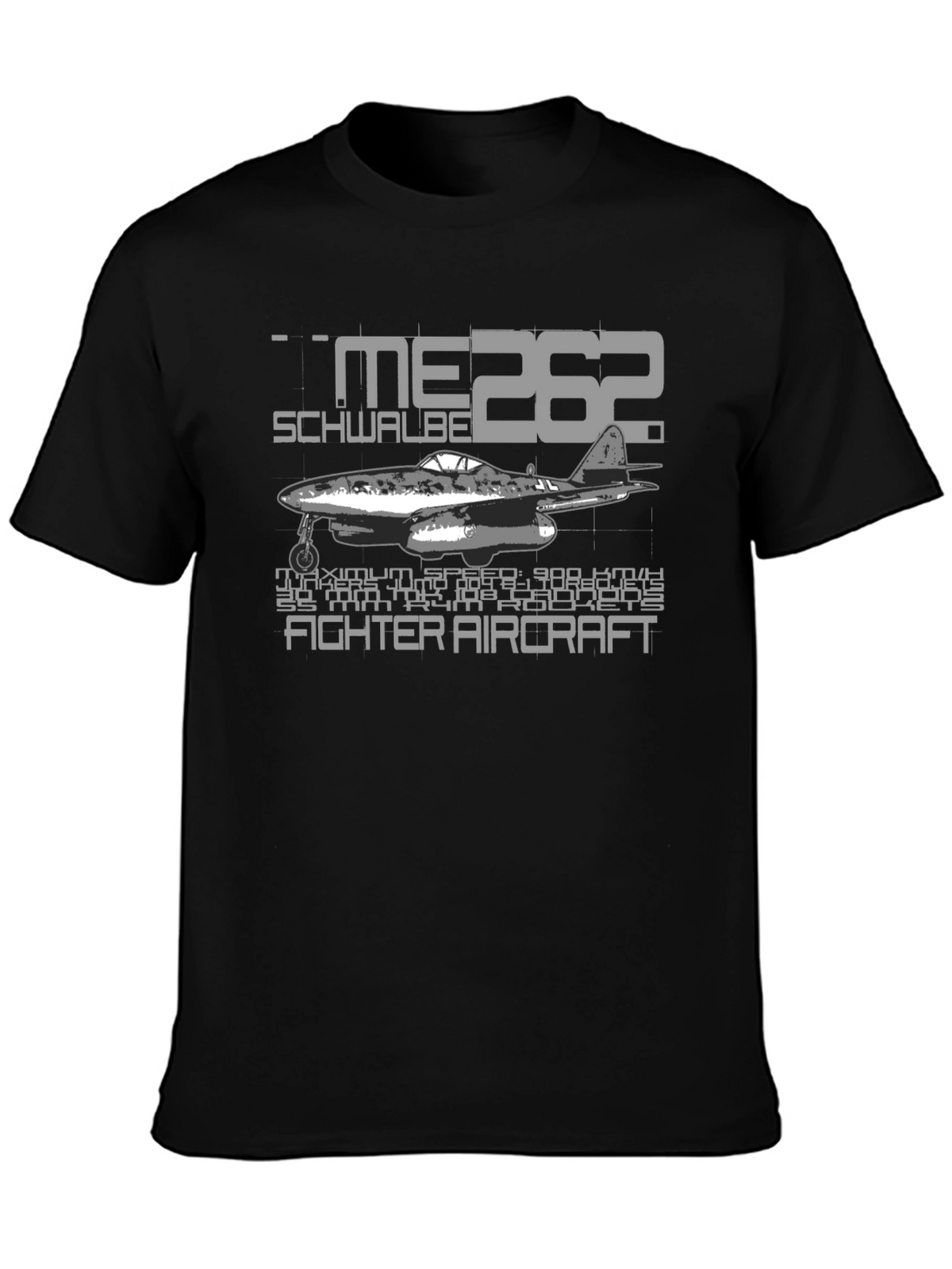 ME 262 Schwalbe Fighter Aircraft T-Shirt