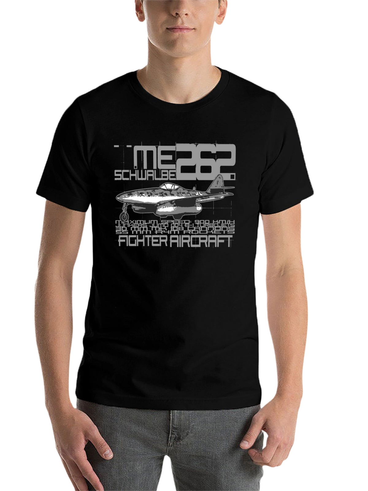 ME 262 Schwalbe Fighter Aircraft T-Shirt