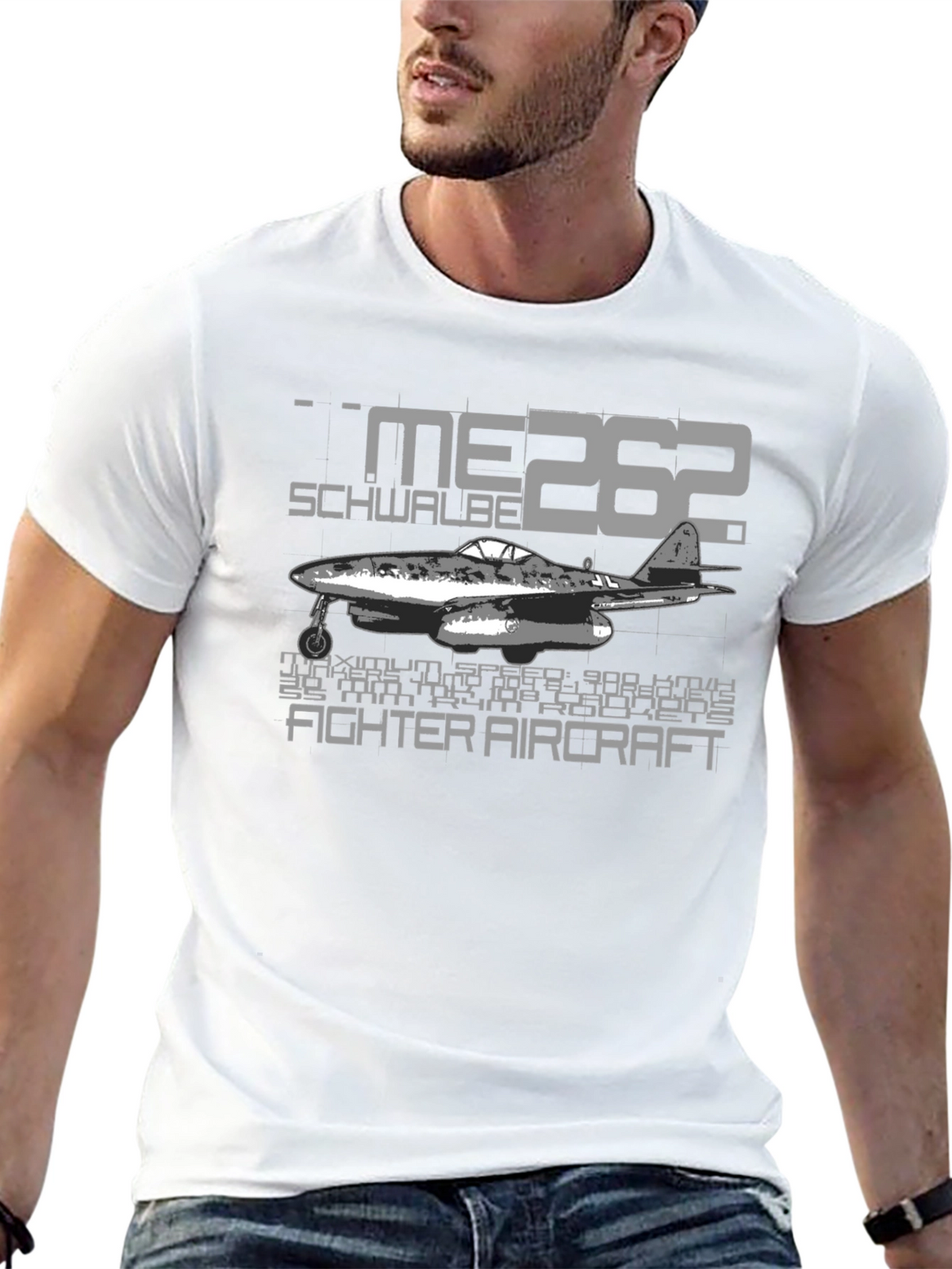 ME 262 Schwalbe Fighter Aircraft T-Shirt