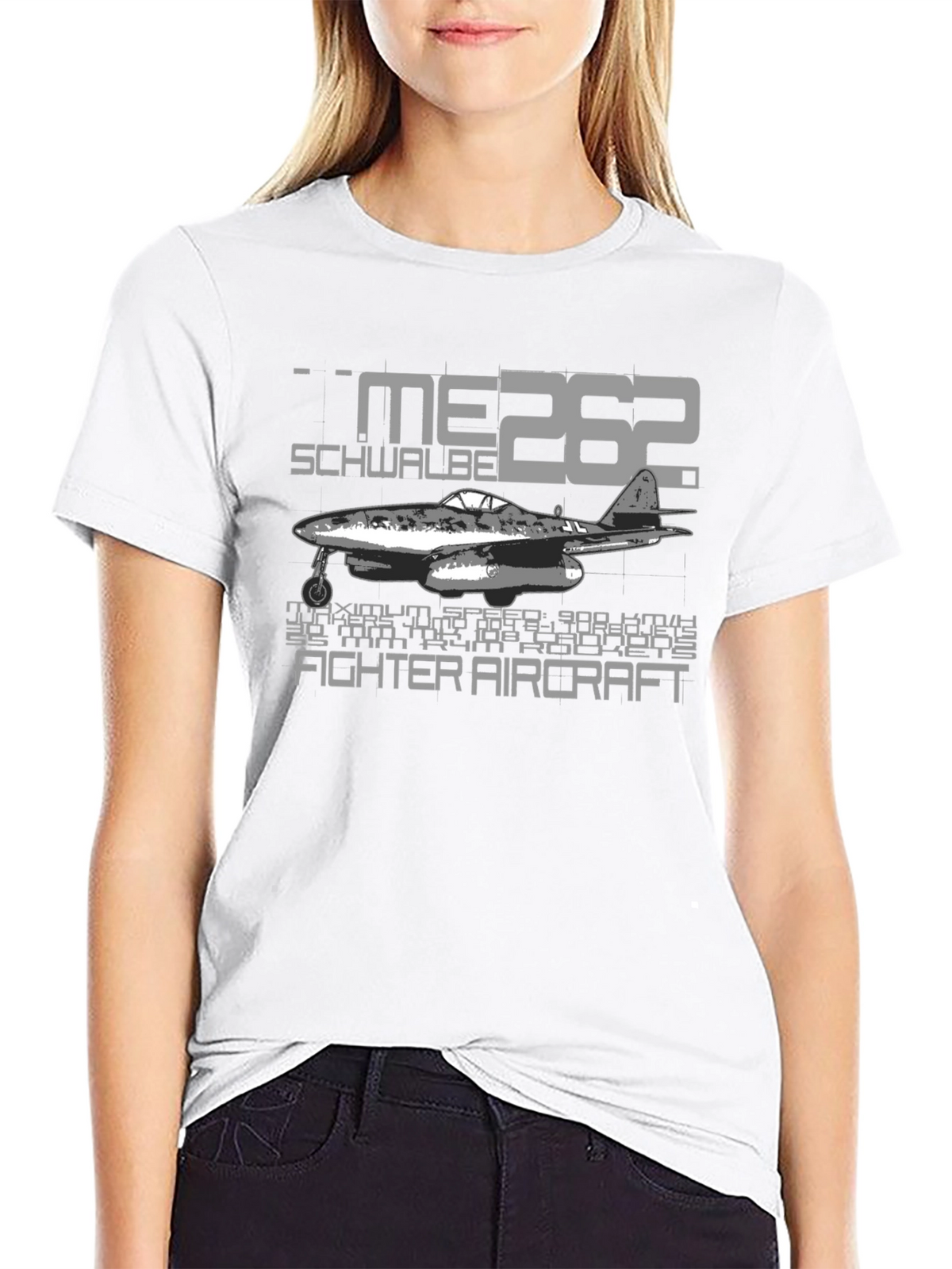 ME 262 Schwalbe Fighter Aircraft T-Shirt