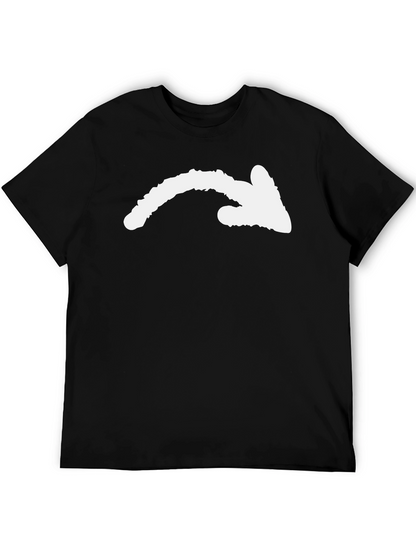Arrow Graphic Black T-Shirt - Directional Style
