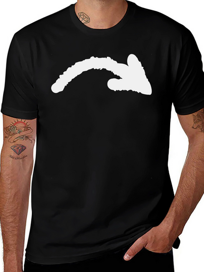 Arrow Graphic Black T-Shirt - Directional Style