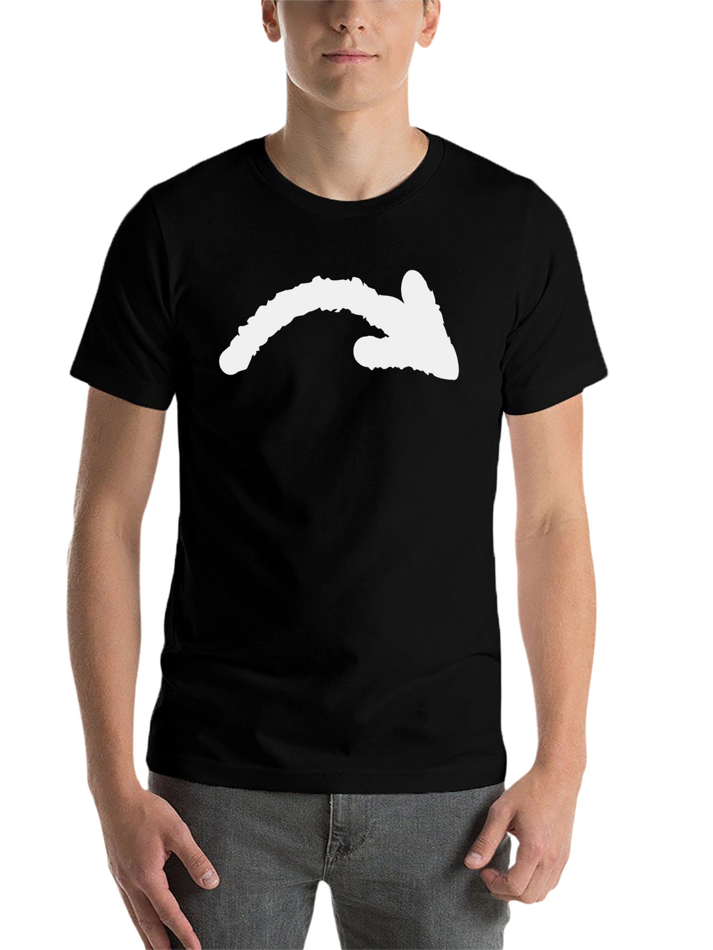 Arrow Graphic Black T-Shirt - Directional Style