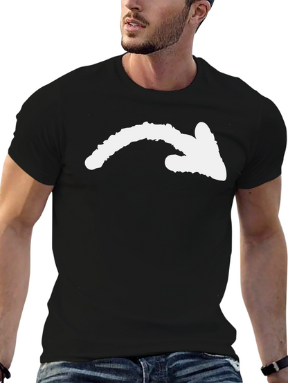 Arrow Graphic Black T-Shirt - Directional Style